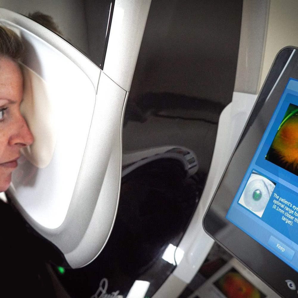Optomap retinal exam equipment at D.A. Seaman Optometrists