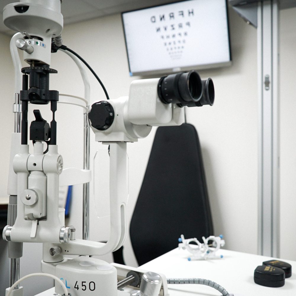 Sight testing facilities at D.A. Seaman Optometrists